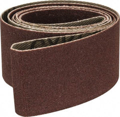 Tru-Maxx - 1" Wide x 42" OAL, 240 Grit, Aluminum Oxide Abrasive Belt - Aluminum Oxide, Very Fine, Coated, X Weighted Cloth Backing - Top Tool & Supply