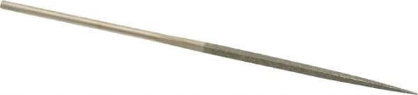 Value Collection - 5-1/2" OAL Fine Square Needle Diamond File - 3/32" Wide x 3/32" Thick, 2-3/4 LOC - Top Tool & Supply