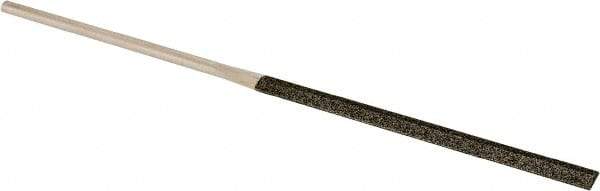 Value Collection - 5-1/2" OAL Fine Triangular Needle Diamond File - 11/64" Wide x 5/64" Thick, 2-3/4 LOC - Top Tool & Supply