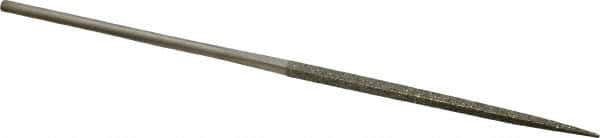 Value Collection - 5-1/2" OAL Coarse Square Needle Diamond File - 3/32" Wide x 3/32" Thick, 2-3/4 LOC - Top Tool & Supply