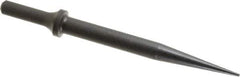 Value Collection - 6-1/2" OAL, Tapered Punch Chisel - Round Shank, Steel - Top Tool & Supply