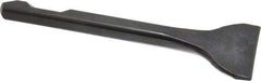 Value Collection - 2" Head Width, 7" OAL, 1/2" Shank Diam, Floor Scraper Chisel - Round Shank, Steel - Top Tool & Supply