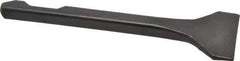 Value Collection - 3" Head Width, 7" OAL, 1/8" Shank Diam, Floor Scraper Chisel - Round Shank, Steel - Top Tool & Supply