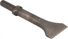 Made in USA - 2" Head Width, 9" OAL, Scaling Chisel - Round Drive, Round Shank, Alloy Steel - Top Tool & Supply