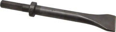 Made in USA - 2" Head Width, 9" OAL, Scaling Chisel - Hex Drive, Hex Shank, Alloy Steel - Top Tool & Supply