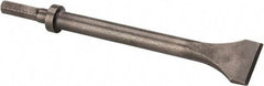 Made in USA - 2" Head Width, 12" OAL, Scaling Chisel - Hex Drive, Hex Shank, Alloy Steel - Top Tool & Supply