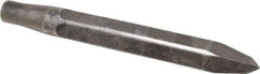 Made in USA - 10" OAL, Rivet Cutter Chisel - Round Drive, Round Shank, Alloy Steel - Top Tool & Supply