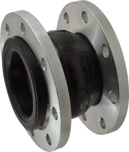 Unisource Mfg. - 4" Pipe, Neoprene Single Arch Pipe Expansion Joint - 6" Long, 1/2" Extension, 3/4" Compression, 225 Max psi, Flanged - Top Tool & Supply