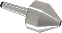 Interstate - MT3 Taper Shank, 3.07" Head Diam Live Center - 3.03" Head Length, 0.71" Point Diam, 1.65" Point Len, 396.83 Lb Max Workpc, 6.77" OAL, Bull Nose Point - Top Tool & Supply