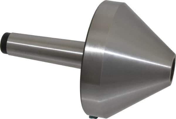 Interstate - MT4 Taper Shank, 5.04" Head Diam Live Center - 3.27" Head Length, 1.38" Point Diam, 2.44" Point Len, 1,433 Lb Max Workpc, 7.6" OAL, Bull Nose Point - Top Tool & Supply