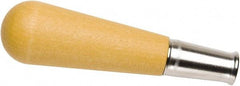 Nicholson - 4-1/2" Long x 1-3/16" Diam File Handle - For Use with 6, 8 & 10" Files - Top Tool & Supply