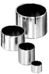 Bunting Bearing - 3/16" Inside x 1/4" Outside Diam, Steel Sleeve Bearing - 1/2" OAL - Top Tool & Supply