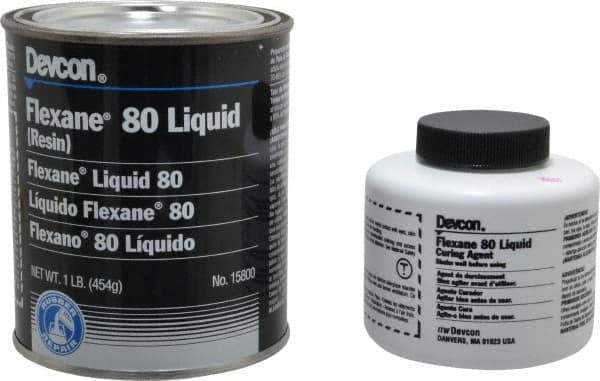 Devcon - 1 Lb Kit Black Urethane Joint Sealant - 120°F (Wet), 180°F (Dry) Max Operating Temp, 15 min Tack Free Dry Time - Top Tool & Supply