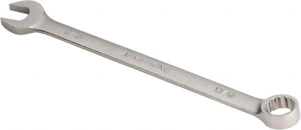 Armstrong - 13/16" 12 Point Offset Combination Wrench - 15° Offset Angle, 11-3/4" OAL, Steel, Satin Finish - Top Tool & Supply