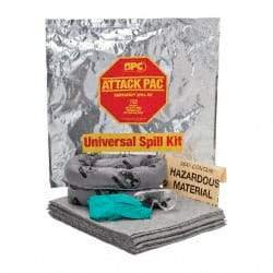 Brady SPC Sorbents - 7 Gal Capacity Universal Spill Kit - Foil - Top Tool & Supply