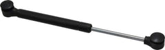 Value Collection - 0.24" Rod Diam, 0.59" Tube Diam, 20 Lb Capacity, Fixed Force Gas Spring - 9.6" Extended Length, 3.15" Stroke Length, Plastic Ball Socket, Black Nitride Piston - Top Tool & Supply