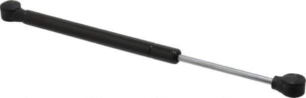 Value Collection - 0.24" Rod Diam, 0.59" Tube Diam, 80 Lb Capacity, Fixed Force Gas Spring - 12" Extended Length, 3.5" Stroke Length, Plastic Ball Socket, Black Nitride Piston - Top Tool & Supply