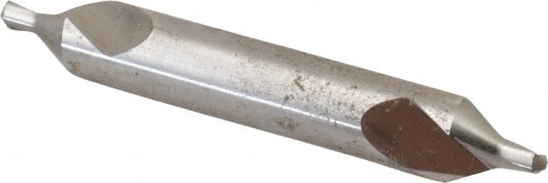 Magafor - #4 Plain Cut 60° Incl Angle High Speed Steel Combo Drill & Countersink - Top Tool & Supply