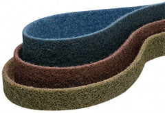 Superior Abrasives - 2" Wide x 132" OAL, Aluminum Oxide Abrasive Belt - Aluminum Oxide, Very Fine, Nonwoven - Top Tool & Supply