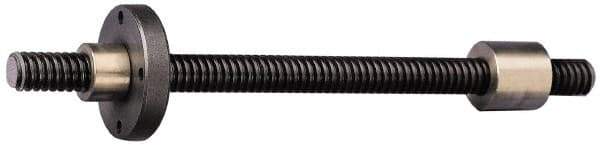 Keystone Threaded Products - TR40x7.0 Acme, 2m Long, Alloy Steel Trapezoidal Roll Metric Threaded Rod - Black Oxide Finish, Right Hand Thread - Top Tool & Supply