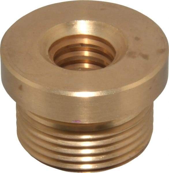 Keystone Threaded Products - 1.12" Long, 3/4" High, 1/2" Thread Length, Bronze, Right Hand, Round, Precision Acme Nut - 0.937-16 Thread Size, 2C Class of Fit - Top Tool & Supply