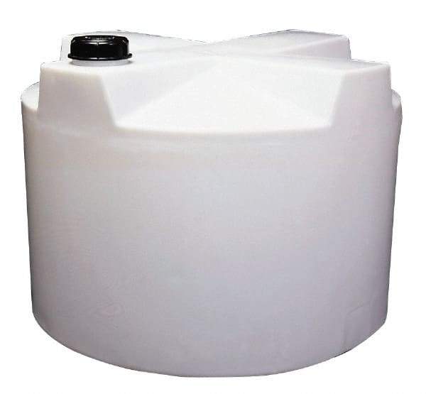 Made in USA - 65 Gallon Cylindrical Polyethylene Closed Top Tank - 42" High x 23" Diam - Top Tool & Supply