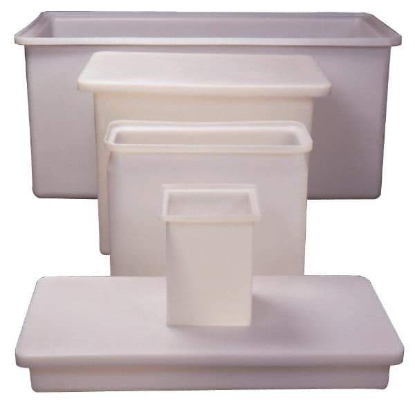 Made in USA - Rectangular Polyethylene Tank Cover - 36" Wide x 72" Long x 1/4" Thick - Top Tool & Supply