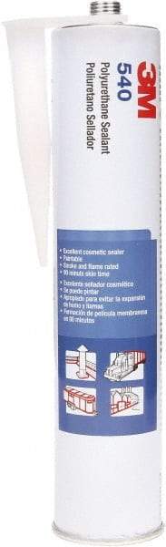 3M - 10 oz Cartridge White Polyurethane Joint Sealant - 194°F Max Operating Temp - Top Tool & Supply