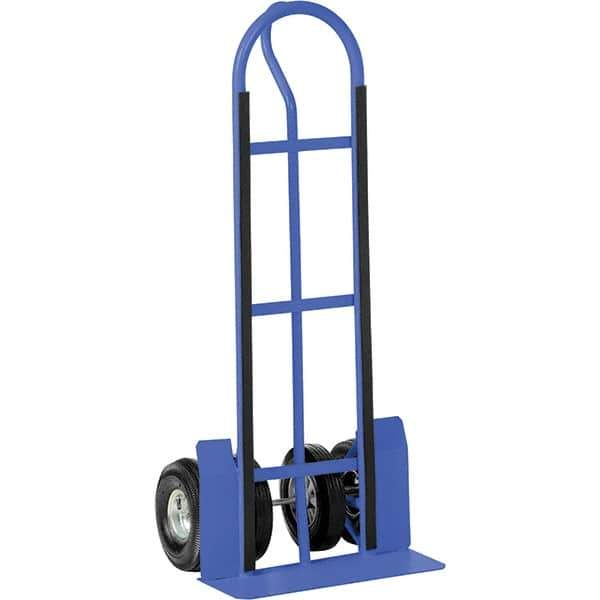 Vestil - 600 Lb Capacity 52" OAH Hand Truck - P Handle, Steel, Pneumatic Wheels - Top Tool & Supply