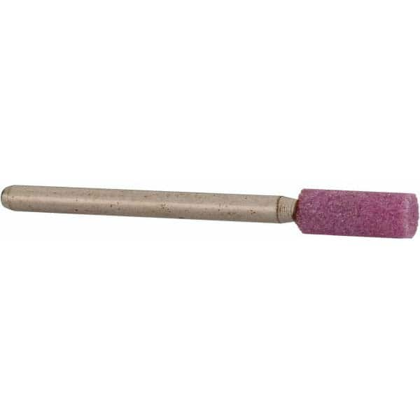 Grier Abrasives - 3/16 x 1/2" Head Diam x Thickness, W154, Cylinder, Aluminum Oxide Mounted Point - Top Tool & Supply