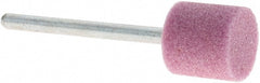 Grier Abrasives - 1/2 x 1/2" Head Diam x Thickness, W185, Cylinder, Aluminum Oxide Mounted Point - Top Tool & Supply