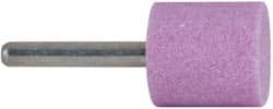 Grier Abrasives - 1 x 1" Head Diam x Thickness, W220, Cylinder, Aluminum Oxide Mounted Point - Top Tool & Supply