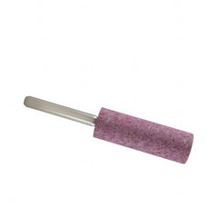 Grier Abrasives - 1 x 2" Head Diam x Thickness, W222, Cylinder, Aluminum Oxide Mounted Point - Top Tool & Supply