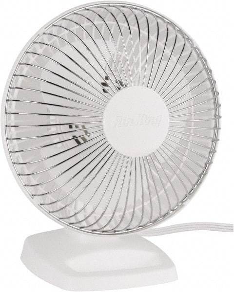 Air King - 6" Blade, 191 Max CFM, Desk Fan - 0.19/0.14 Amps, 120 Volts, 2 Speed - Top Tool & Supply