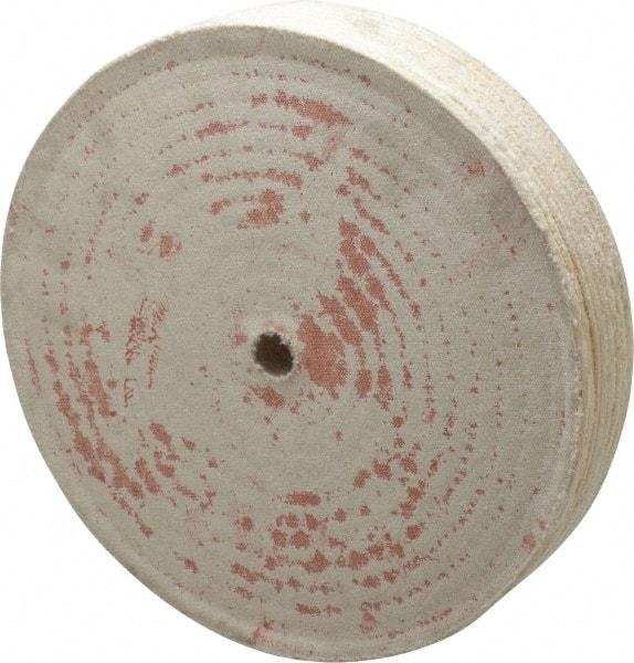 Divine Brothers - 10" Diam x 2" Thick Unmounted Buffing Wheel - Polishing Wheel, 3/4" Arbor Hole - Top Tool & Supply