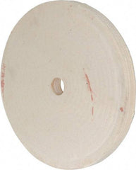 Divine Brothers - 12" Diam x 1" Thick Unmounted Buffing Wheel - Polishing Wheel, 1-1/4" Arbor Hole - Top Tool & Supply