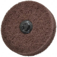 Standard Abrasives - 3" Diam, Medium Mounted Scrubber Buffing Wheel - 2 Ply, Very Fine Grade, 1/4" Shank Diam, 8,000 RPM - Top Tool & Supply