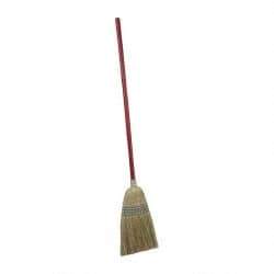 PRO-SOURCE - 56" OAL Corn Bristle Broom - Wood Handle - Top Tool & Supply