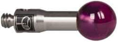 Renishaw - 0.1969 Inch Ball Diameter, Stainless Steel Stem, M2 Thread, Ruby Point Ball Tip CMM Stylus - 0.3937 Inch Working Length, 0.0984 Inch Stem Diameter, 0.3937 Inch Overall Length - Top Tool & Supply