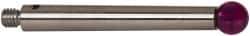 Renishaw - 0.1969 Inch Ball Diameter, Stainless Steel Stem, M3 Thread, Ruby Point Ball Tip CMM Stylus - 1.2205 Inch Working Length, 0.1378 Inch Stem Diameter, 1.2205 Inch Overall Length - Top Tool & Supply