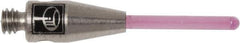 Renishaw - 0.0394 Inch Ball Diameter, Stainless Steel Stem, M2 Thread, Ruby Point Ball Tip CMM Stylus - 0.315 Inch Working Length, 0.5906 Inch Overall Length - Top Tool & Supply