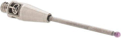 Renishaw - 0.0394 Inch Ball Diameter, Carbide Stem, M2 Thread, Ruby Point Ball Tip CMM Stylus - 1/2 Inch Working Length, 0.04 Inch Stem Diameter, 0.7874 Inch Overall Length - Top Tool & Supply