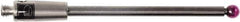 Renishaw - 0.0787 Inch Ball Diameter, Carbide Stem, M2 Thread, Ruby Point Ball Tip CMM Stylus - 0.8858 Inch Working Length, 0.0591 Inch Stem Diameter, 1.1811 Inch Overall Length - Top Tool & Supply