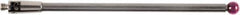 Renishaw - 0.1181 Inch Ball Diameter, Carbide Stem, M2 Thread, Ruby Point Ball Tip CMM Stylus - 1.8504 Inch Working Length, 0.0787 Inch Stem Diameter, 1.9685 Inch Overall Length - Top Tool & Supply