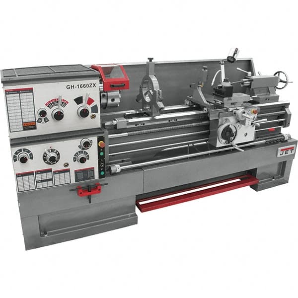 Jet - Bench, Engine & Toolroom Lathes Machine Type: Spindle Bore Spindle Speed Control: Geared Head - Top Tool & Supply