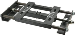 Made in USA - Steel Rigid Fixed Base Motor Base - Adjustable Motor Bases, 56 NEMA Frame - Top Tool & Supply