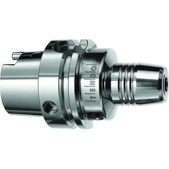 Schunk - HSK63A Taper Shank, 16mm Hole Diam, Hydraulic Tool Holder/Chuck - 34mm Nose Diam, 90mm Projection, 38.6mm Clamp Depth, 25,000 RPM, Through Coolant - Exact Industrial Supply