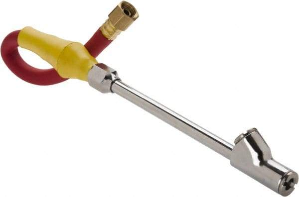 Acme - Closed Check Inflator Attachment - Straight Dual Foot Chuck - Top Tool & Supply