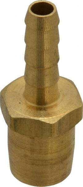 Acme - Open Check Brass Air Chuck - Straight Push On Chuck, 1/4 Barbed - Top Tool & Supply