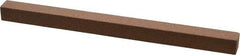 Norton - 4" Long x 1/4" Wide x 1/4" Thick, Aluminum Oxide Sharpening Stone - Square - Top Tool & Supply